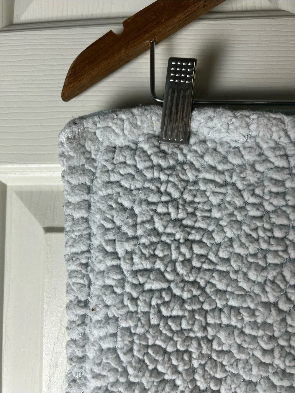 Sweet Dolphin Light Blue Baby Blanket Minky Dot White Sherpa Lovey